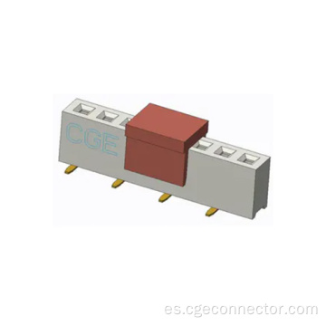 Conector de encabezado femenino de tipo vertical SMT